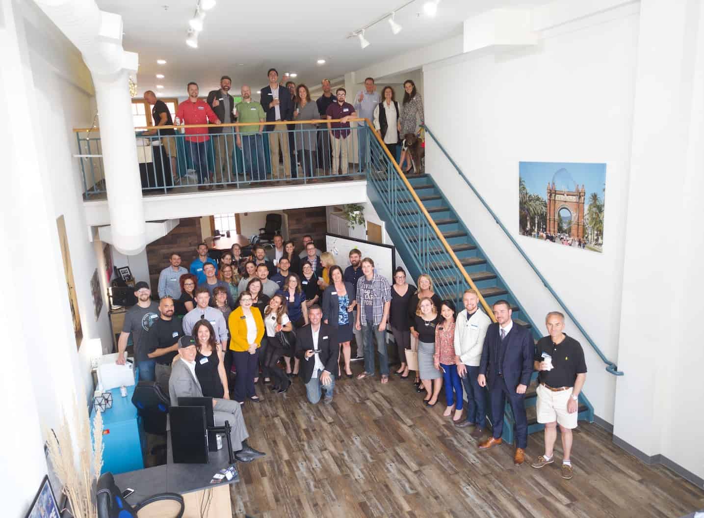 company networking event