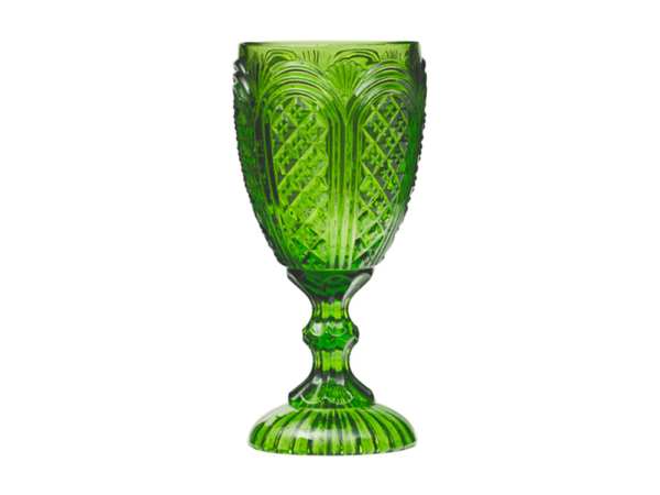 Carousel Goblet Green
